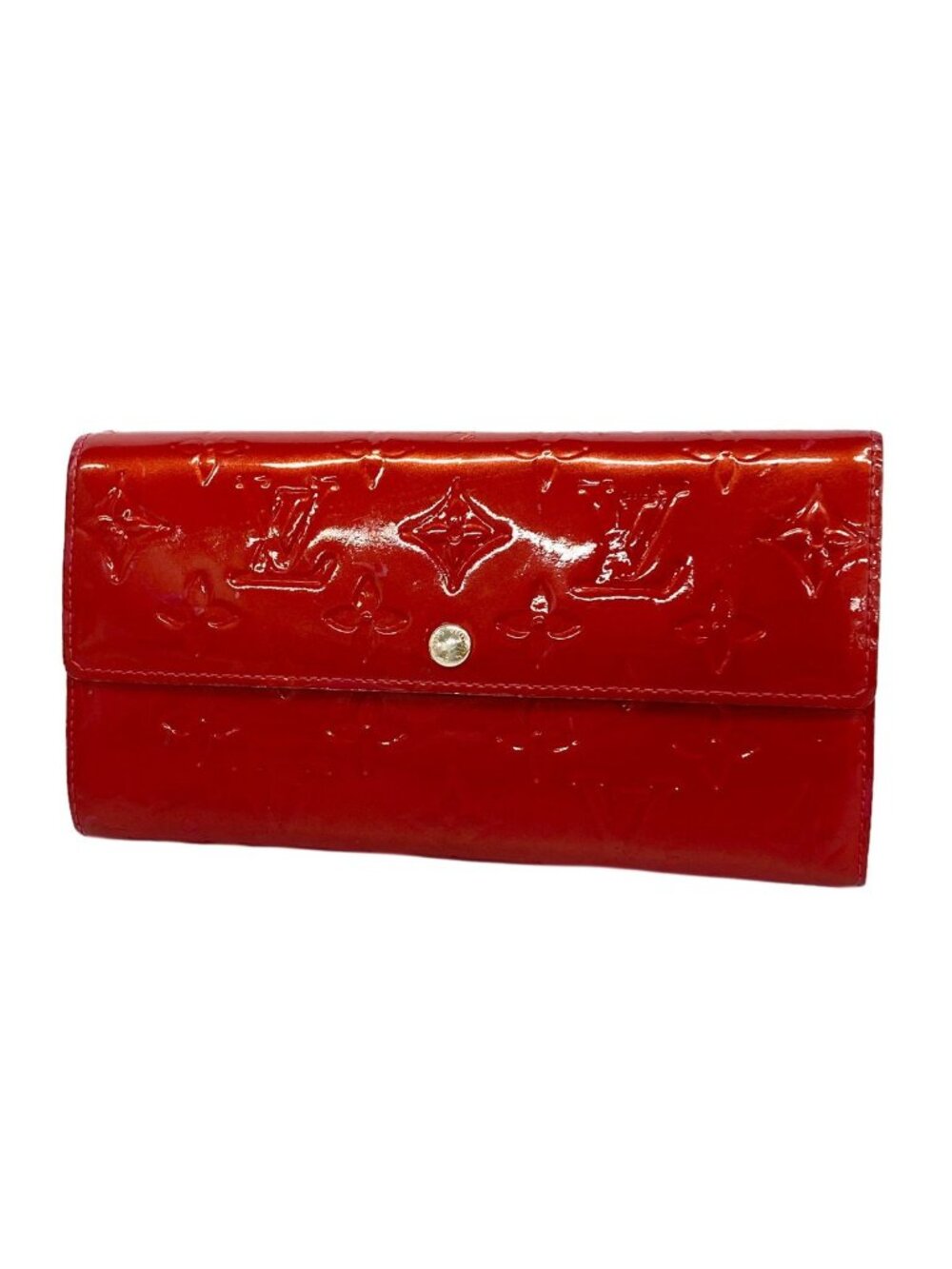 Louis Vuitton Wallet Vernis Portefeuille Sarah Pomme D'amour